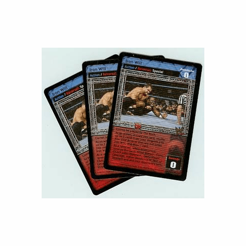 Raw Deal Iron Will (3) Card Combo