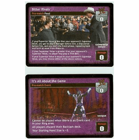 Raw Deal It's All About the Game Combo