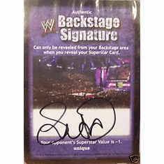 Raw Deal Lita Backstage Signature Autograph Card