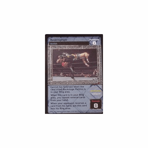 Raw Deal Redemption FOIL Card