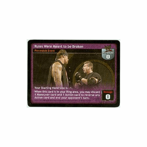 Raw Deal Rules Were Meant to be Broken Rare Card