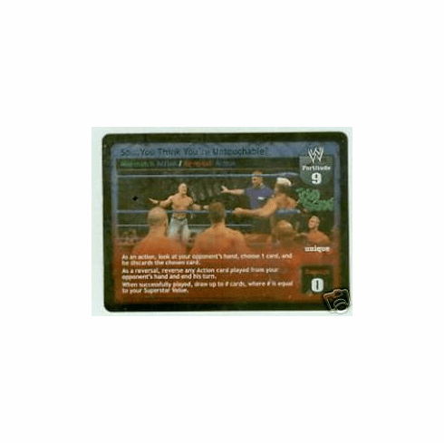 Raw Deal So... You Think You're Untouchable? Foil Card