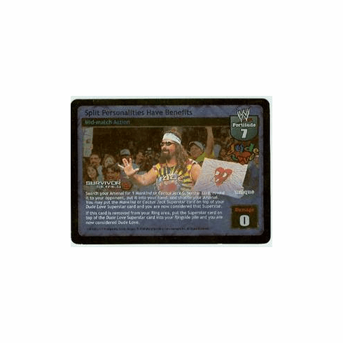 Raw Deal Split Personalities Have Benefits Foil Card