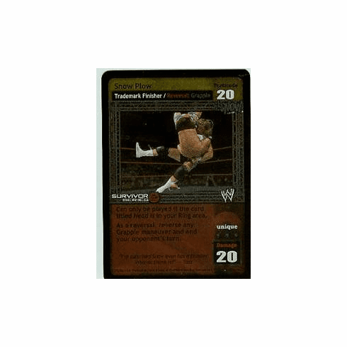 Raw Deal SS2 Snow Plow Foil Card