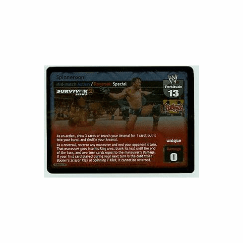 Raw Deal SS3 Spinnerooni Foil Card