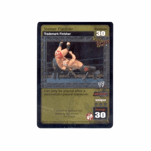 Raw Deal Steiner Flatliner Foil Single Card