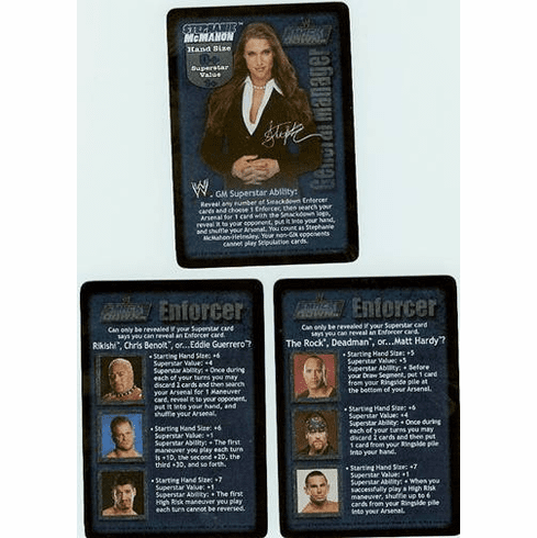 Raw Deal Stephanie McMahon GM Combo FOIL Cards