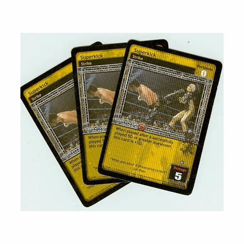 Raw Deal Superkick (3) Card Combo