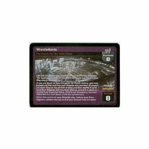 Raw Deal WrestleMania FOIL Card