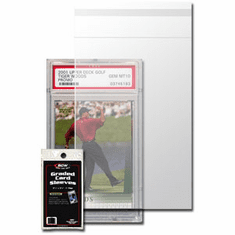 RESEALABLE GRADED CARD SLEEVES - 3 3/4 X 5 1/2