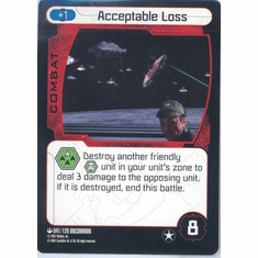 Star Wars Pocketmodel Acceptable Loss Card