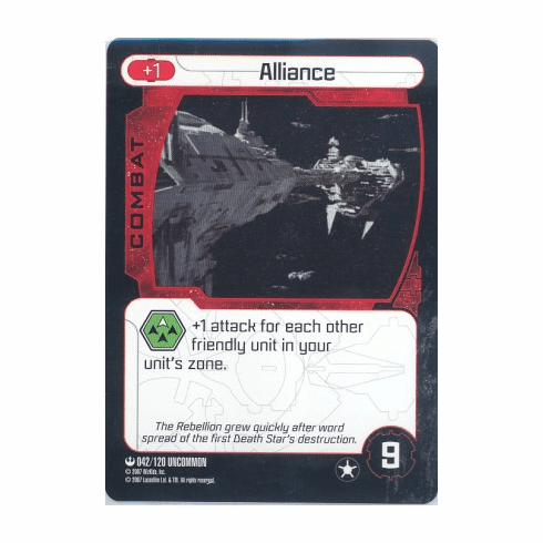 Star Wars Pocketmodel Alliance Card