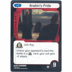 Star Wars Pocketmodel Anakin's Pride Card