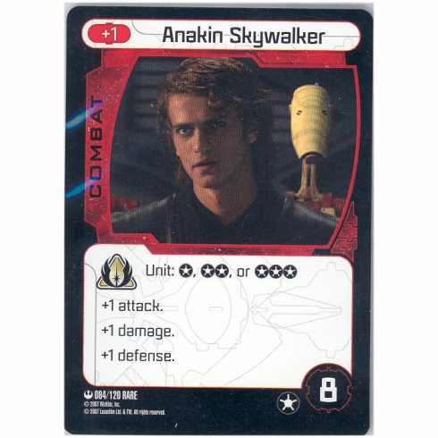 Star Wars Pocketmodel Anakin Skywalker Card