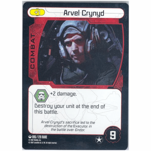 Star Wars Pocketmodel Arvel Crynyd Card