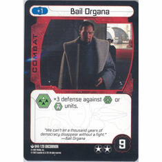 Star Wars Pocketmodel Bail Organa Card