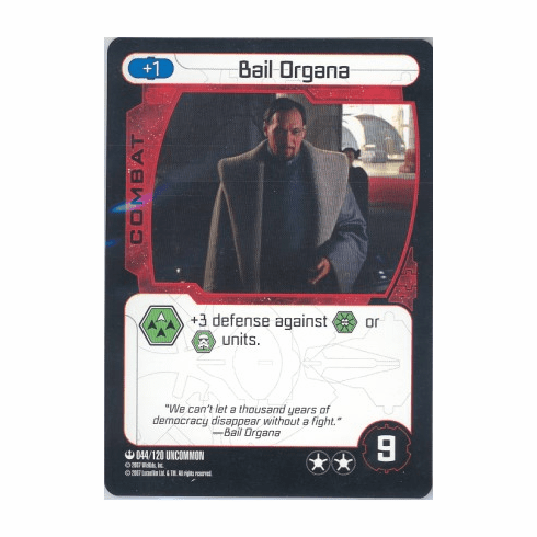 Star Wars Pocketmodel Bail Organa Card