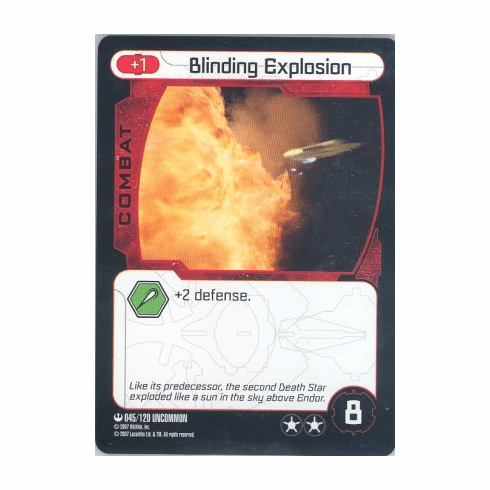 Star Wars Pocketmodel Blinding Explosion Card
