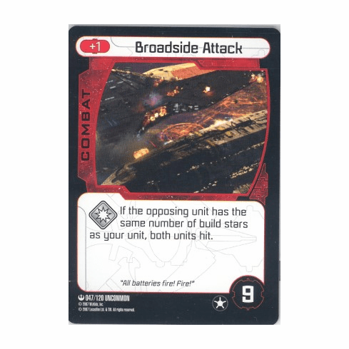 Star Wars Pocketmodel Broadside Attack Card