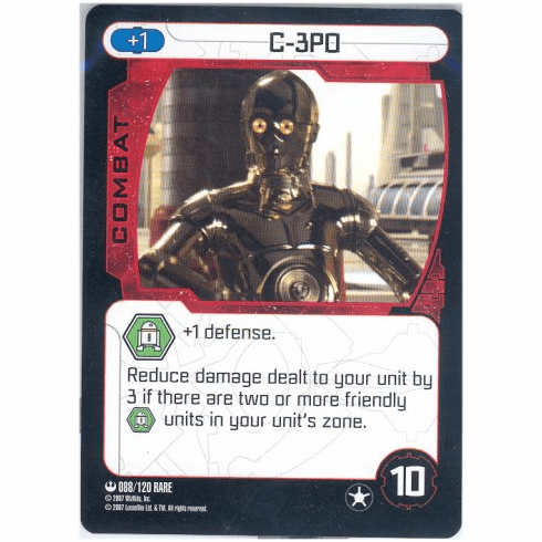 Star Wars Pocketmodel C-3PO Card