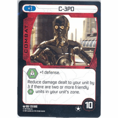 Star Wars Pocketmodel C-3PO Card