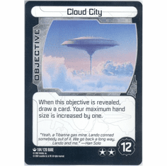 Star Wars Pocketmodel Cloud City Card