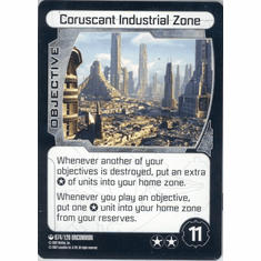 Star Wars Pocketmodel Coruscant Industrial Zone Card
