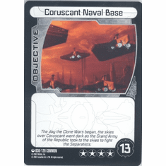 Star Wars Pocketmodel Coruscant Naval Base Card