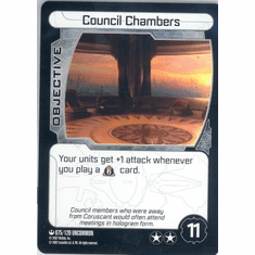 Star Wars Pocketmodel Council Chambers Card