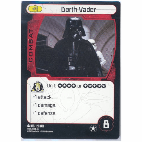 Star Wars Pocketmodel Darth Vader Card