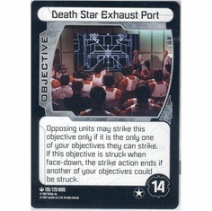 Star Wars Pocketmodel Death Star Exhaust Port Card