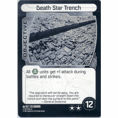 Star Wars Pocketmodel Death Star Trench Card