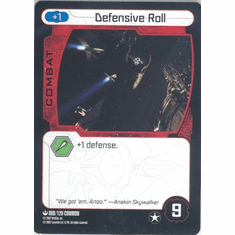 Star Wars Pocketmodel Defensive Roll Card
