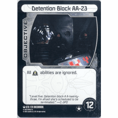 Star Wars Pocketmodel Detention Block AA-23 Card