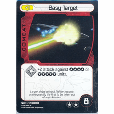 Star Wars Pocketmodel Easy Target Card
