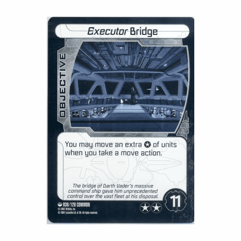 Star Wars Pocketmodel Executor Bridge Card