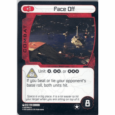 Star Wars Pocketmodel Face Off Card
