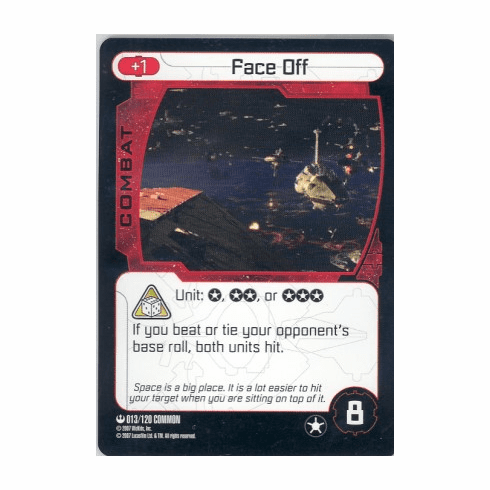 Star Wars Pocketmodel Face Off Card
