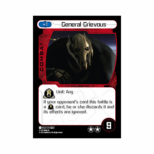 Star Wars Pocketmodel General Grievous Card