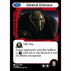 Star Wars Pocketmodel General Grievous Card