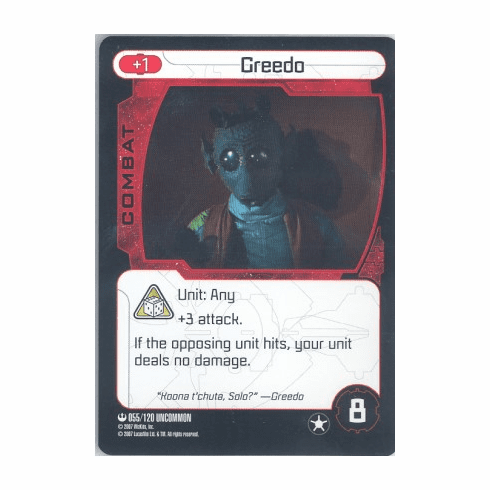 Star Wars Pocketmodel Greedo Card