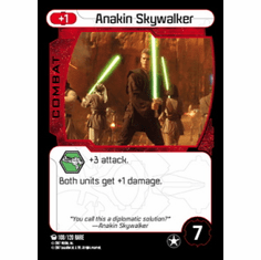 Star Wars Pocketmodel Ground Assault Anakin Skywalker Card