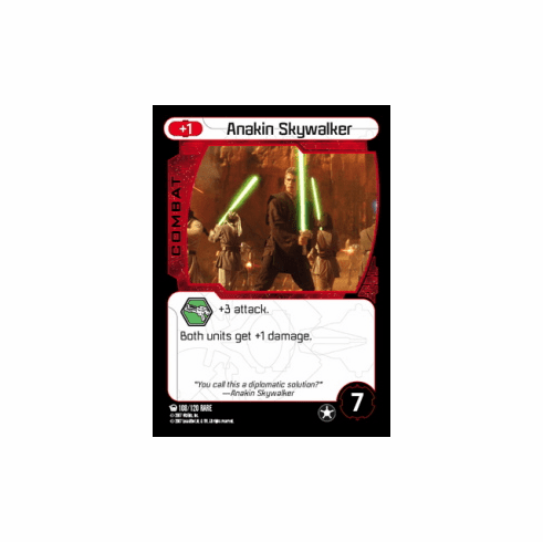 Star Wars Pocketmodel Ground Assault Anakin Skywalker Card