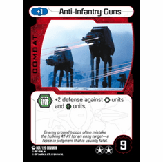 Star Wars Pocketmodel Ground Assault Anti-Infantry Guns Card
