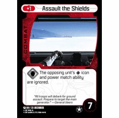 Star Wars Pocketmodel Ground Assault Assault the Shields Card