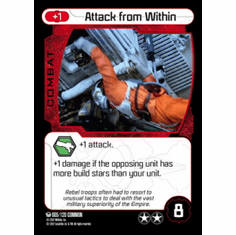 Star Wars Pocketmodel Ground Assault Attack from Within  Card