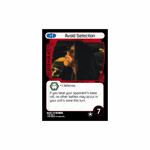Star Wars Pocketmodel Ground Assault Avoid Detection Card
