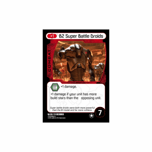 Star Wars Pocketmodel Ground Assault B2 Super Battle Droids Card