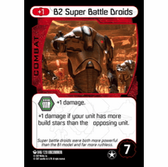 Star Wars Pocketmodel Ground Assault B2 Super Battle Droids Card