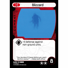 Star Wars Pocketmodel Ground Assault Blizzard Card